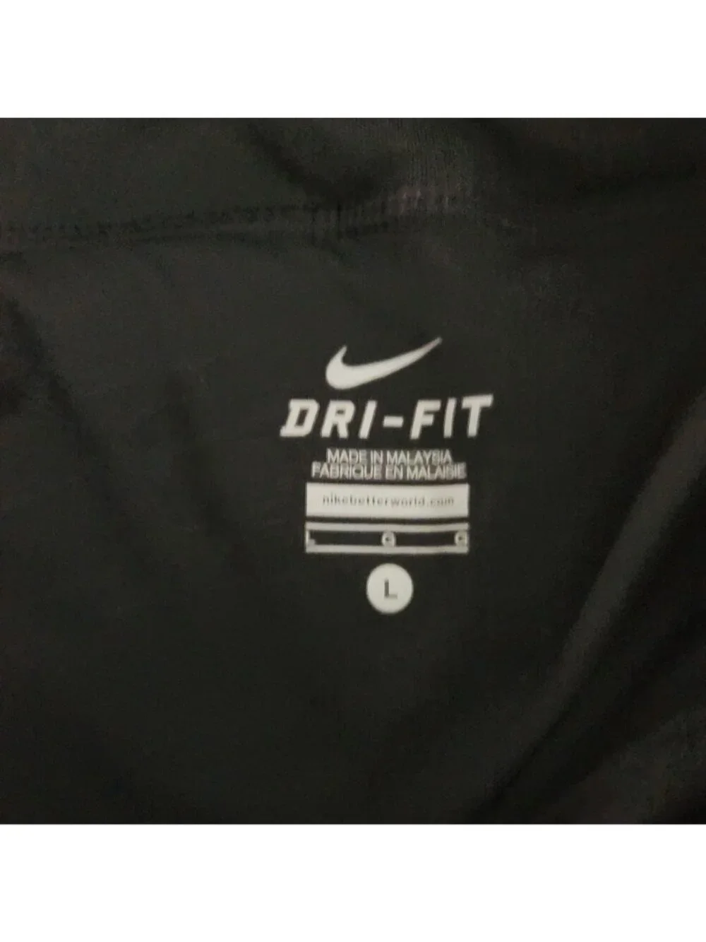 Nike Dri-Fit Womens Running Shorts Size L Black Athletic Lightweight